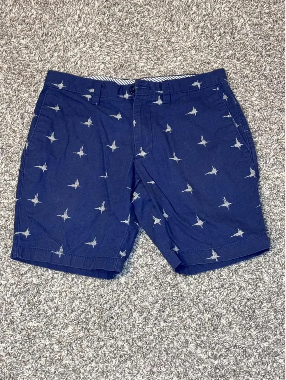 ✨ Banana Republic Navy Printed Chino Shorts | Size 29